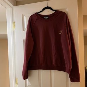 COPY - KITTENISH Burgundy Sweatshirt XXL